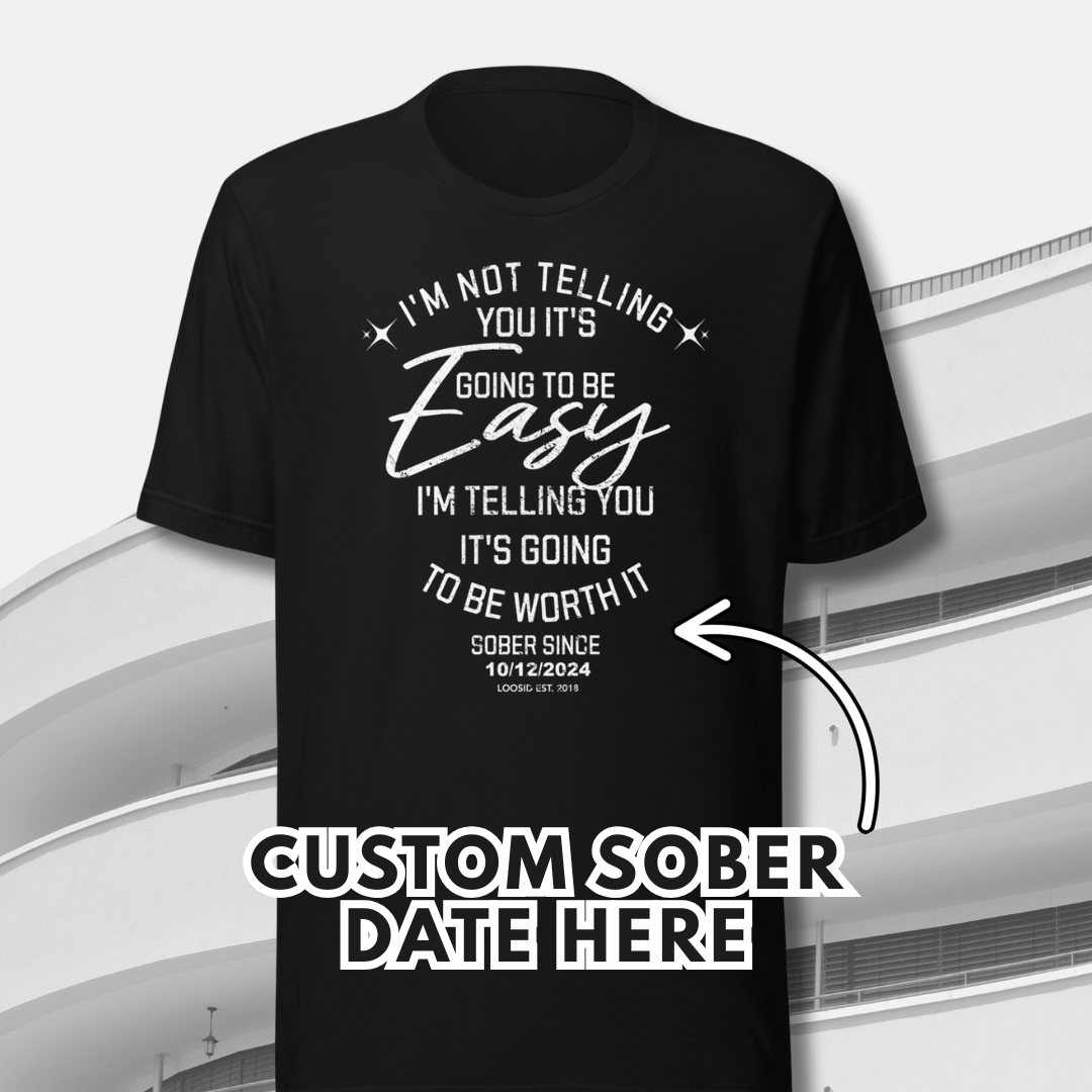 Im Not telling Sober T Shirt graphic detail (view 4)
