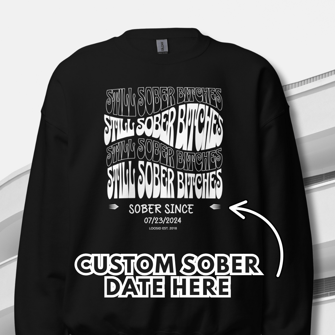 Still Sober B Recovery Hoodie lifestyle view (view 5)
