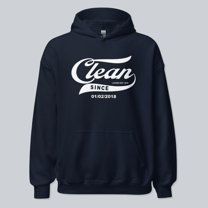 Clean Since Recovery Hoodie side view (view 16)