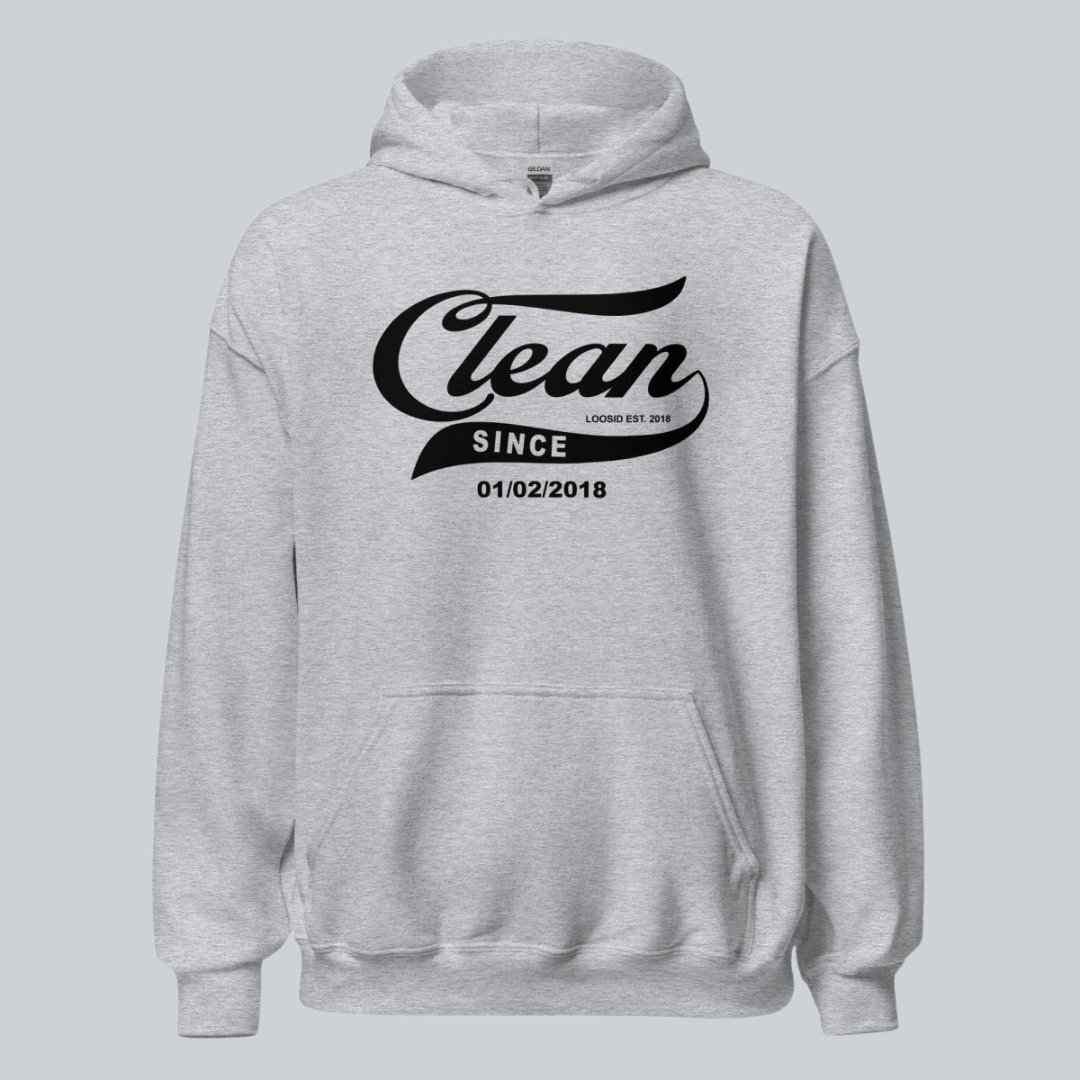 Clean Since Recovery Hoodie featuring the design (view 31)