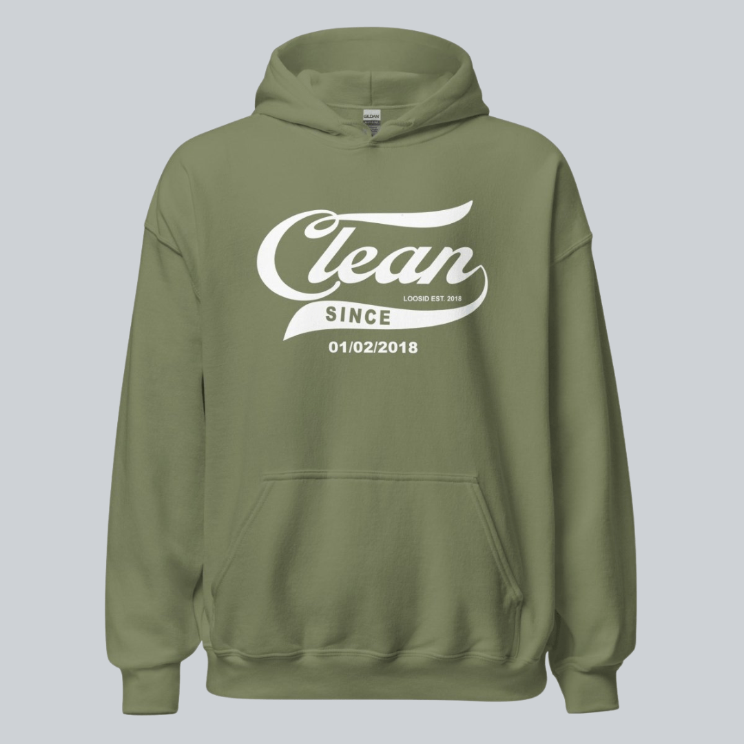 Clean Since Recovery Hoodie featuring the design (view 21)