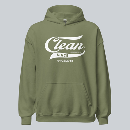Clean Since Recovery Hoodie featuring the design (view 21)