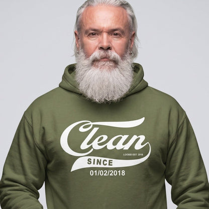 Clean Since Recovery Hoodie graphic detail (view 24)