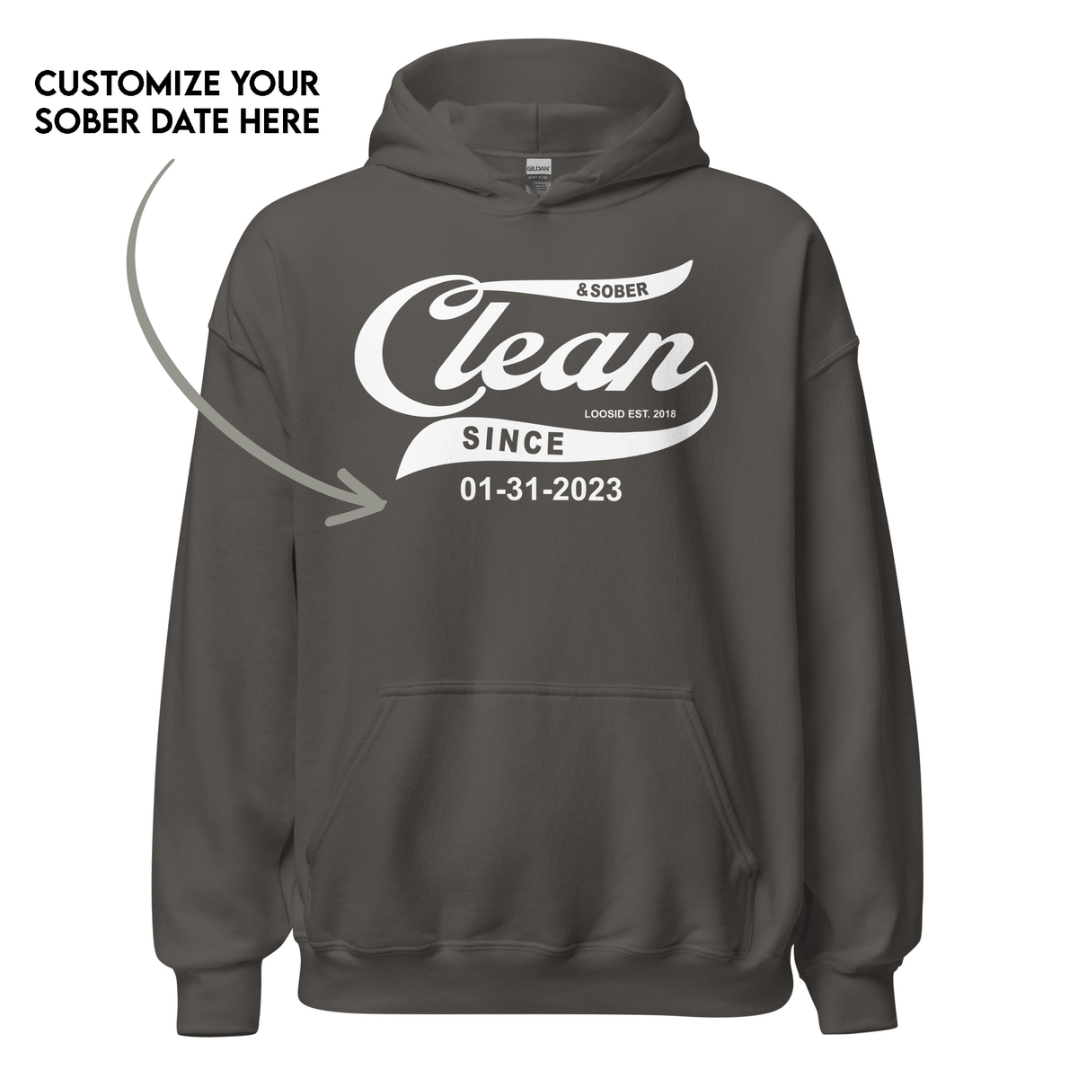 Breathable recovery hoodie with durable stitching