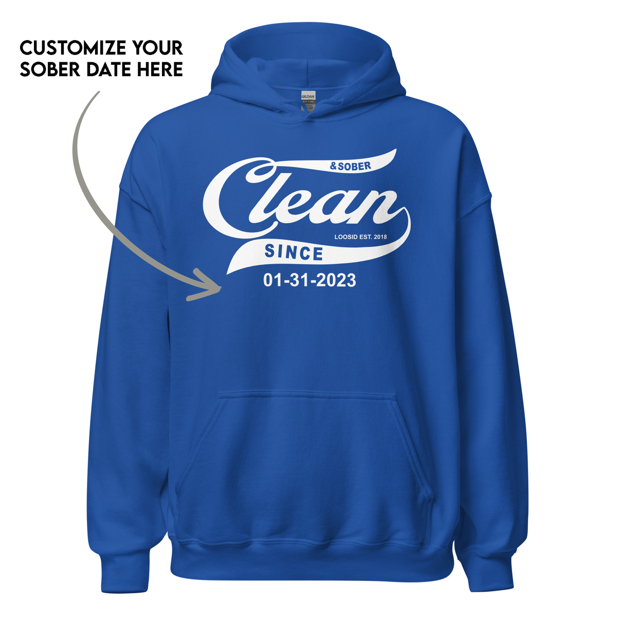Loosid men's recovery hoodie product image