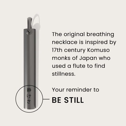anxiety breathing necklace calm breathing aid