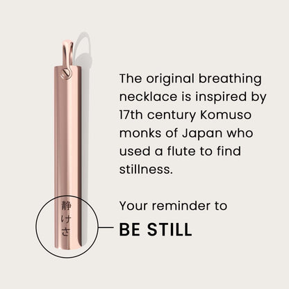 anxiety breathing necklace grounding accessory