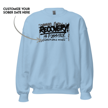 Recovery Is Possible Recovery Hoodie lifestyle view (view 5)