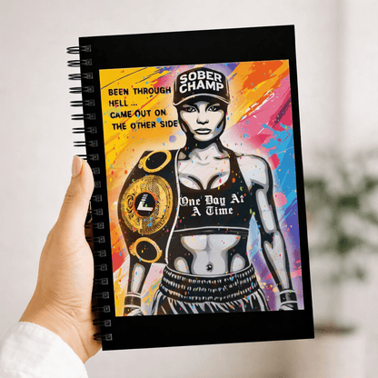 Sober Women Champ Sober Journal close-up view (view 2)
