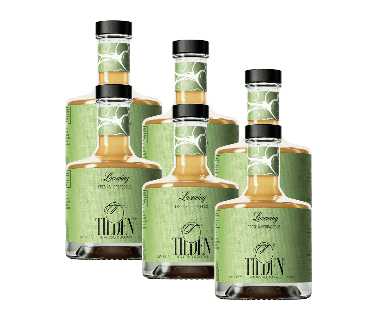 Loosid Lacewing Mini Bottle 6 Pack Sobriety Gift featuring the design