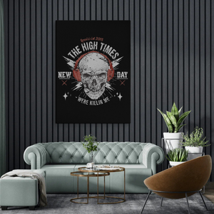 Sobriety art with bold text and powerful visual message