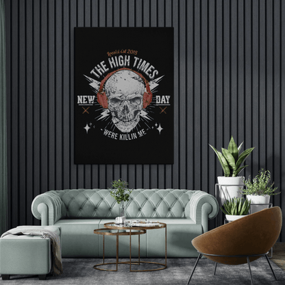 Loosid High Times Were Killing Me Motivational Sobriety Art featuring the design