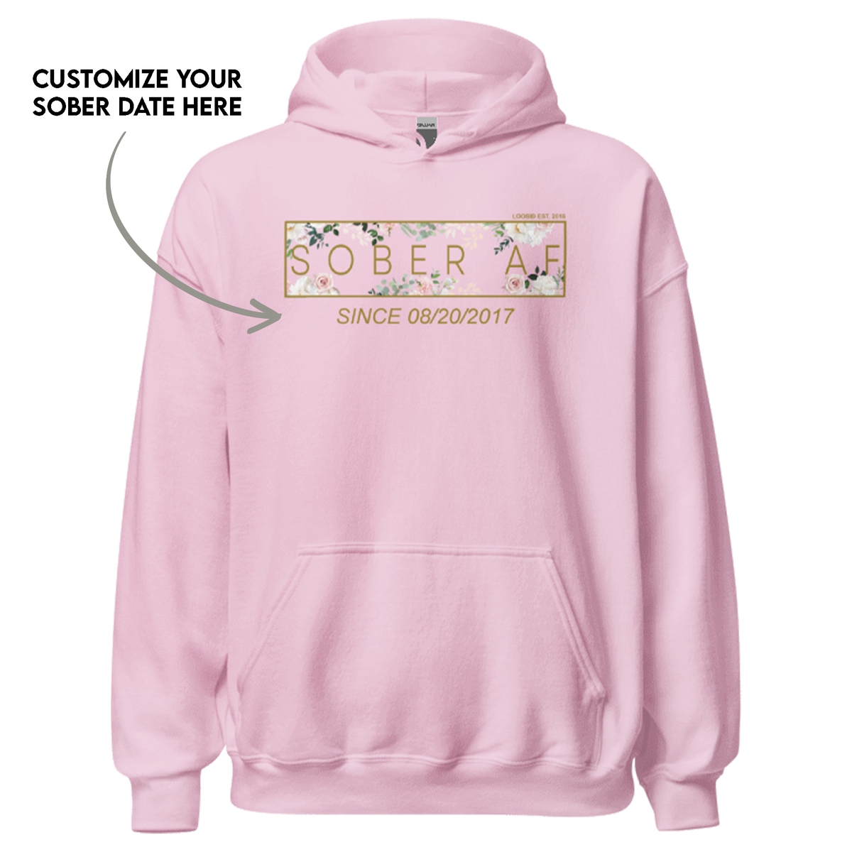 Comfortable and meaningful recovery hoodie gift