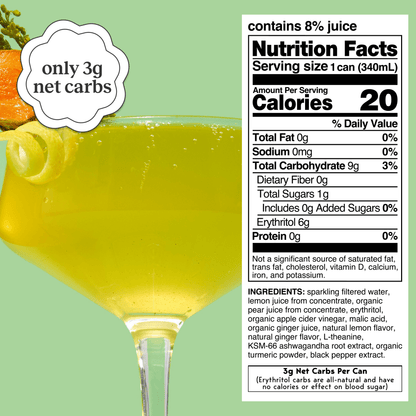 lemon turmeric (botanical soda | 12 pack)