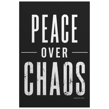 Sobriety Art | Peace over Chaos canvas Wall Art