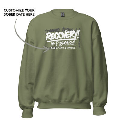Recovery Is Possible Recovery Hoodie featuring the design (view 11)