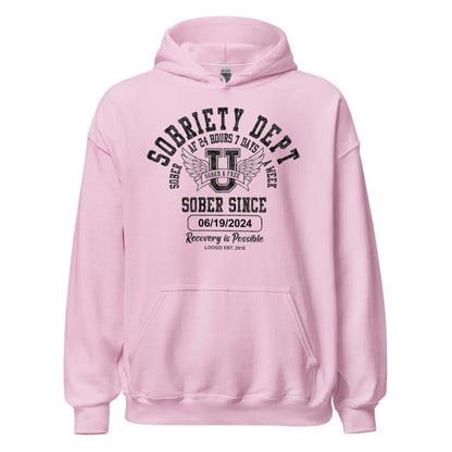Sobriety Dept Recovery Hoodie product photo (view 30)