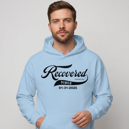 Recovered Since Recovery Hoodie close-up view (view 32)