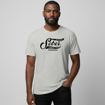 Sober Since Sober T Shirt lifestyle view (view 15)