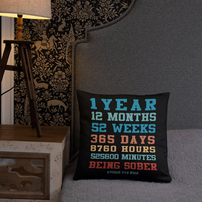 Sober Time Sober Pillow graphic detail (view 14)