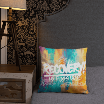 Recovery Is Possible Sober Pillow product photo (view 10)