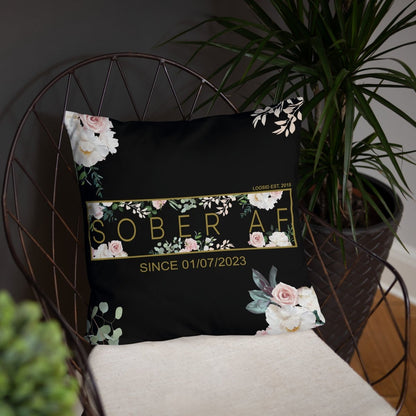 Sober AF Flower Sober Pillow product photo (view 10)
