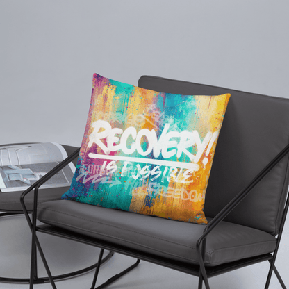 Recovery Is Possible Sober Pillow lifestyle view (view 5)