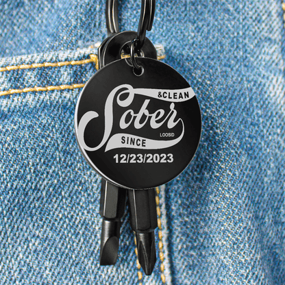 Sober Since Screwdriver Sobriety Gift graphic detail (view 4)
