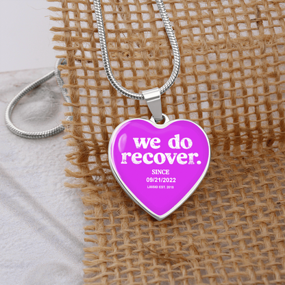 We Do Recover Heart Sober Jewelry lifestyle view (view 5)