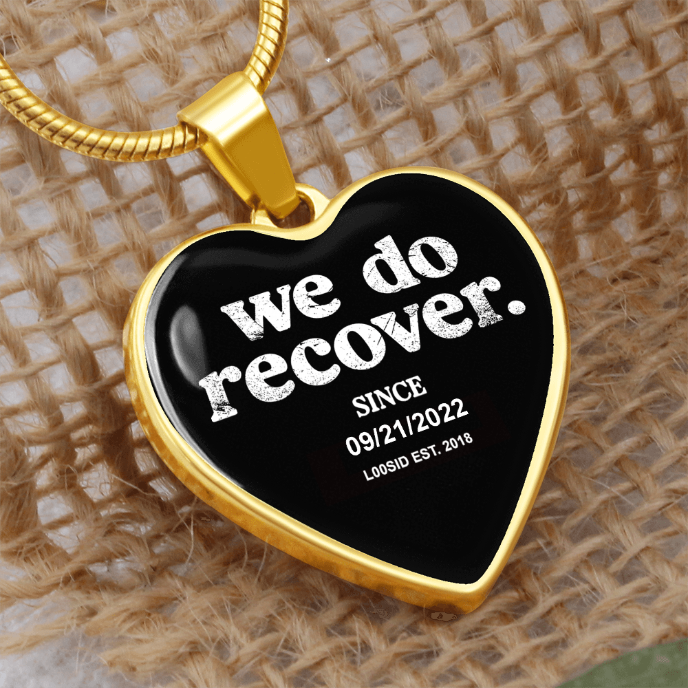 We Do Recover Heart Sober Jewelry product photo (view 10)