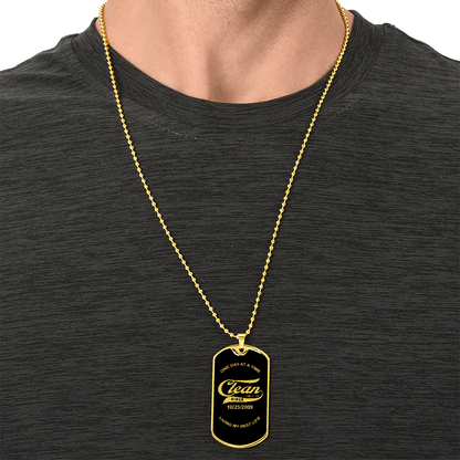 Clean Since Sober Jewelry fit detail (view 9)