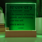 Loosid Recovery-Acrylic Plaqye w/Personalize Sober Date