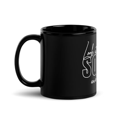 Look At You Sober Coffee Mug flat lay styled image (view 3)