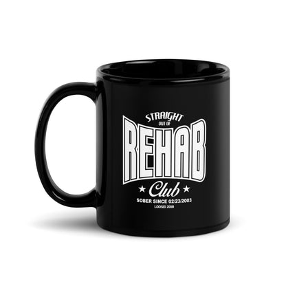 Rehab Sober Coffee Mug close-up view (view 2)