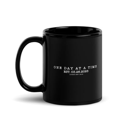 One Day at A Time Sober Coffee Mug close-up view (view 2)