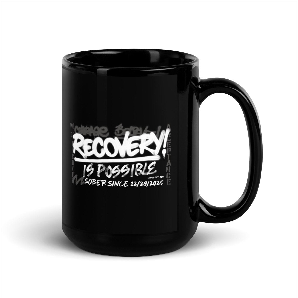 Recovery is Possible Sober Coffee Mug lifestyle view (view 5)