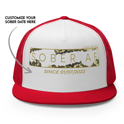 Camo Sober AF Sober Hat packaging detail (view 8)