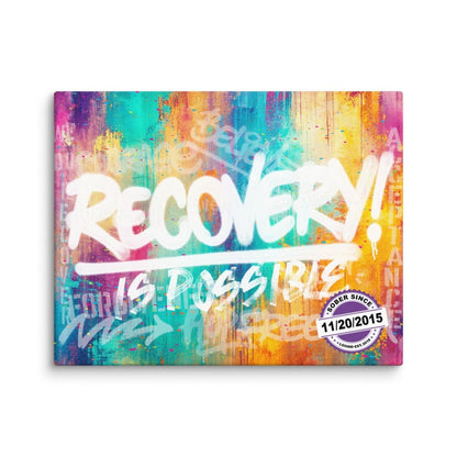 Recovery Is Possible Sobriety Art graphic detail (view 4)