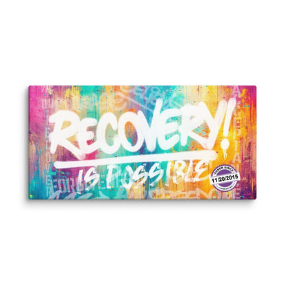 Recovery Is Possible Sobriety Art side view (view 6)