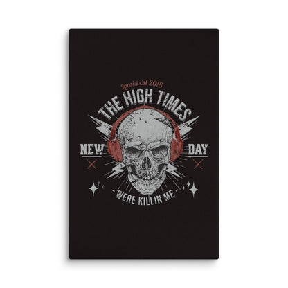 High Times Were Killing Me Motivational Sobriety Art graphic detail (view 4)