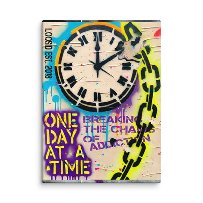 One Day at a Time Inspirational Sobriety Art lifestyle view (view 5)