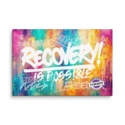 Recovery Is Possible Sobriety Art packaging detail (view 8)