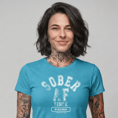 Sober T Shirt | Women's Sober AF Tee