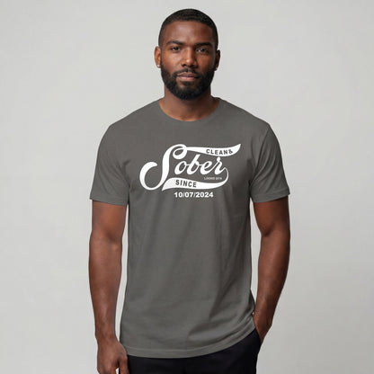 Sober T Shirt | Personalized Sober Since Shirt with Custom Date