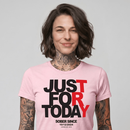 Just Try For Today Sober T Shirt fit detail (view 19)