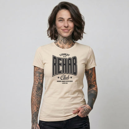 Rehab Sober T Shirt side view (view 16)