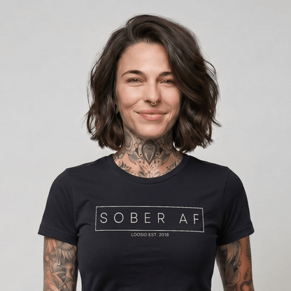 Sober AF Sober T Shirt fit detail (view 9)
