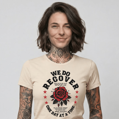 We Do Recover Sober T Shirt featuring the design (view 21)