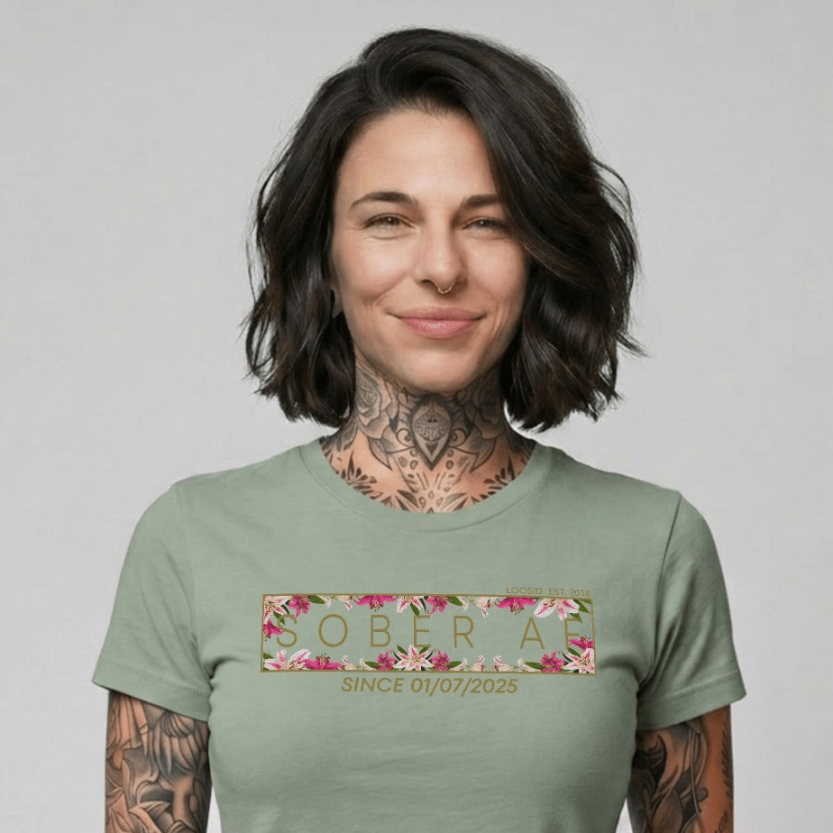 Sober AF Sober T Shirt fit detail (view 19)