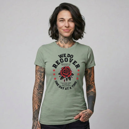 We Do Recover Sober T Shirt lifestyle view (view 25)